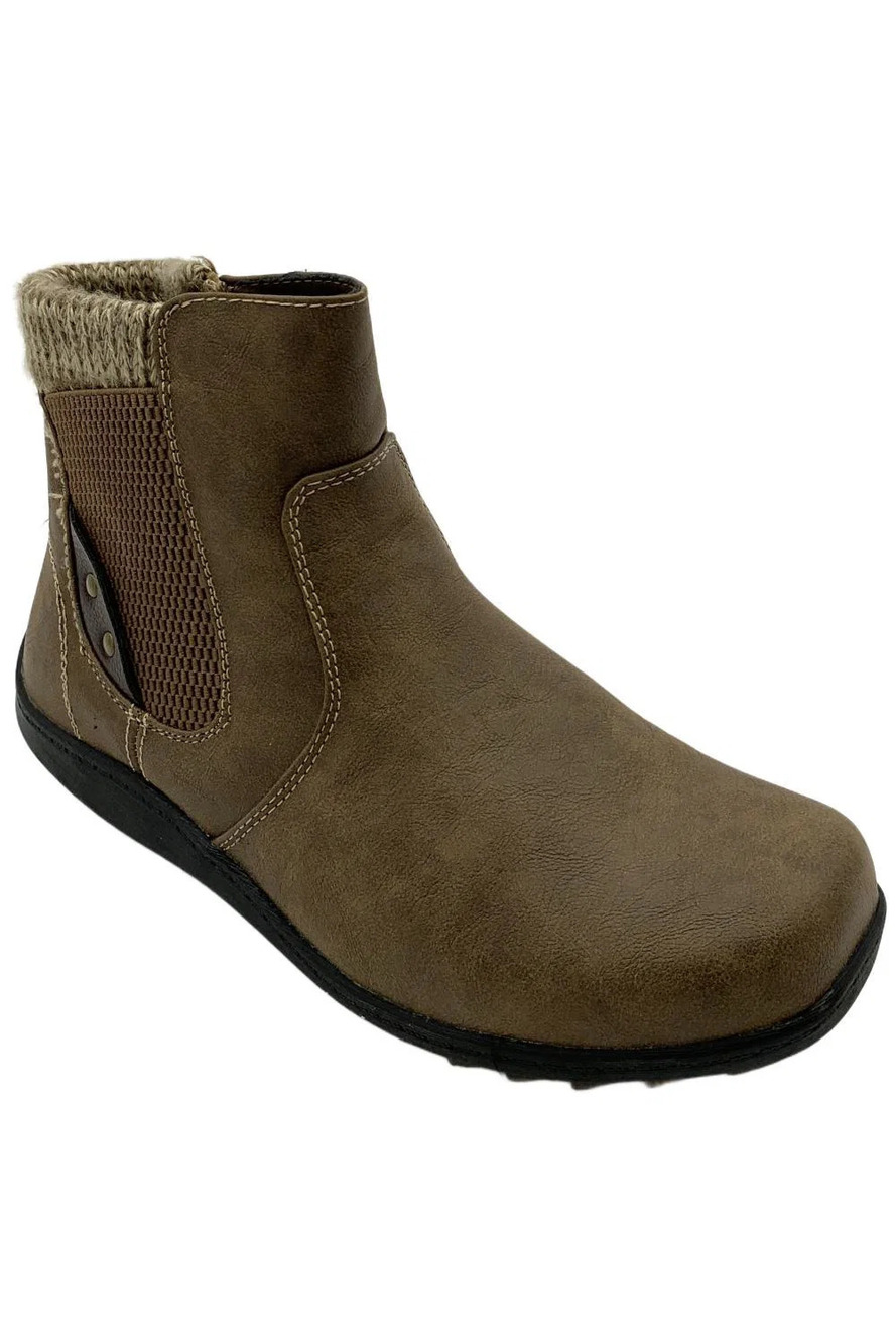 Wanderlust Women's Sue Ankle Boots Dark Tan - Medium